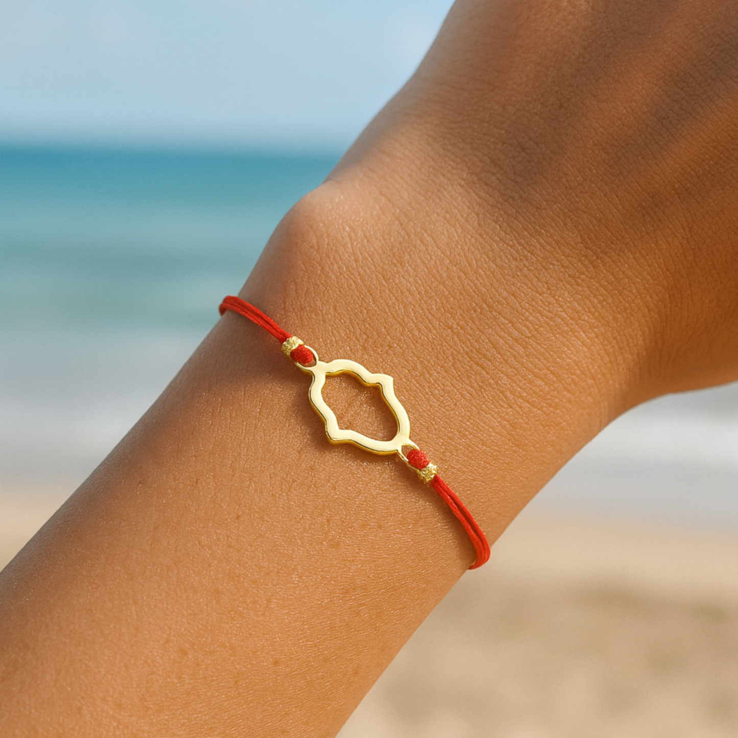 Khmissa Cordon en Or 18 Carats ✨